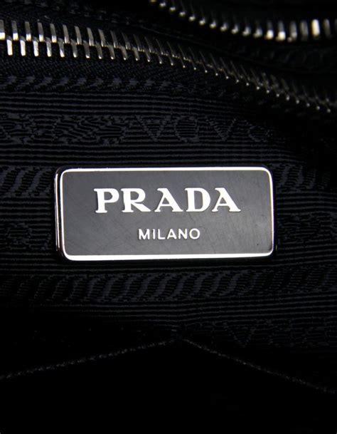 Prada Black Tessuto Nylon Baby Diaper Tote Bag